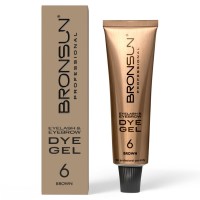 Краска для ресниц и бровей BRONSUN коричневый #6 15мл